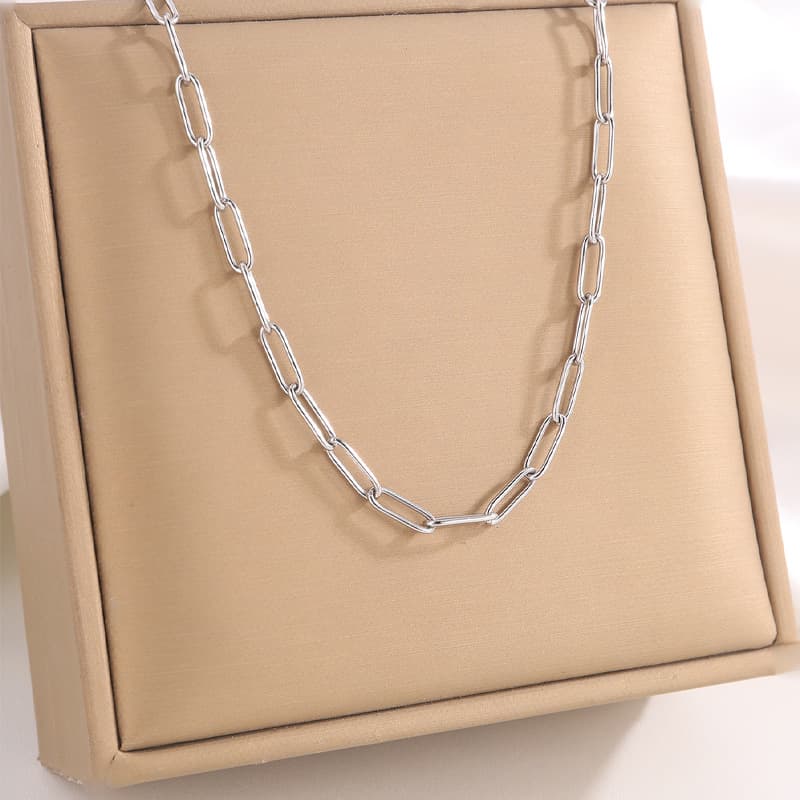 ネックレスチェーン ゴールド ペーパーチェーンネックレス 上質仕上げ