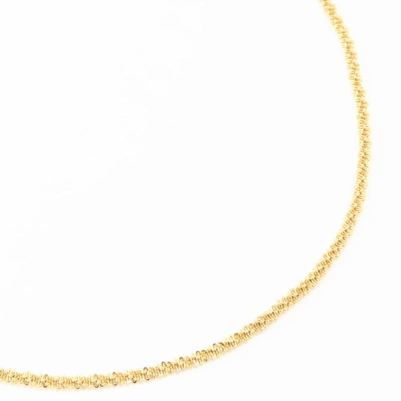 ネックレスチェーン 波紋模様ステンレスチェーン