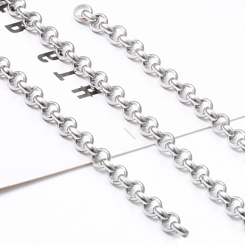 ネックレスチェーン 輪つなぎ細身ネックレスチェーン