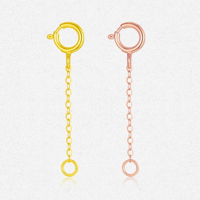 ネックレスチェーン 丸環繋ぎ長さ調節チェーン