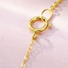 ネックレスチェーン 丸環繋ぎ長さ調節チェーン