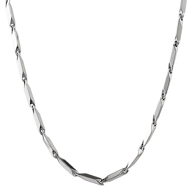 ネックレスチェーン 菱形つなぎチタンネックレス