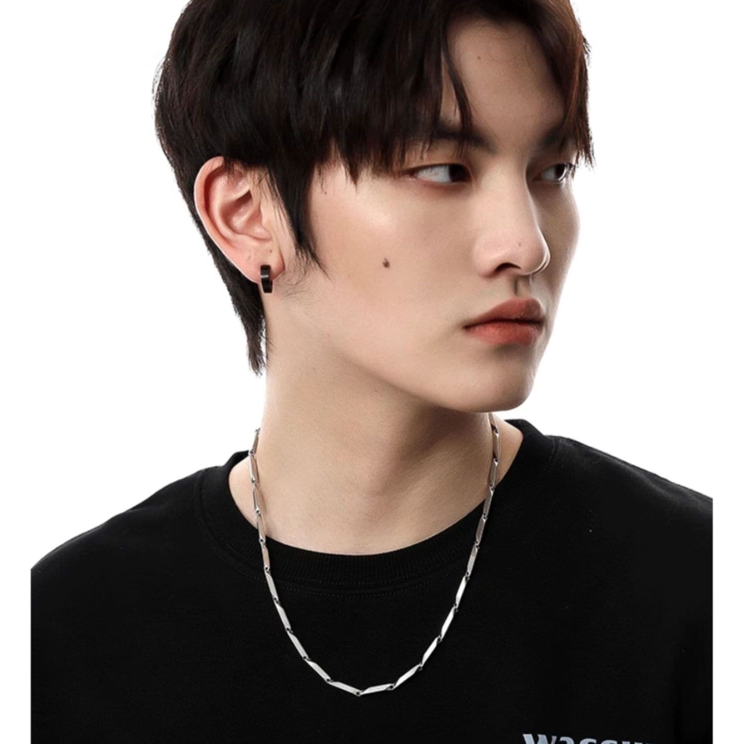 ネックレスチェーン 菱形つなぎチタンネックレス