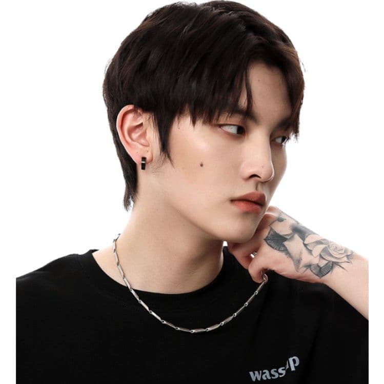 ネックレスチェーン 菱形つなぎチタンネックレス