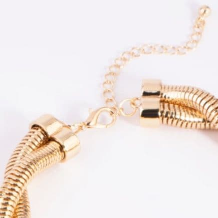 ネックレスチェーン 捻れ編み込み麗しのチェーン