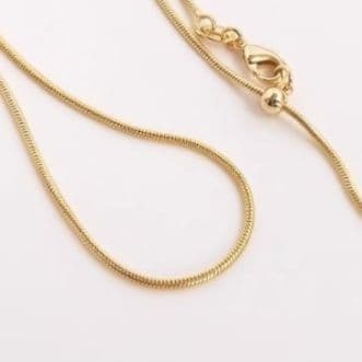 ネックレスチェーン 極細蛇骨チェーン