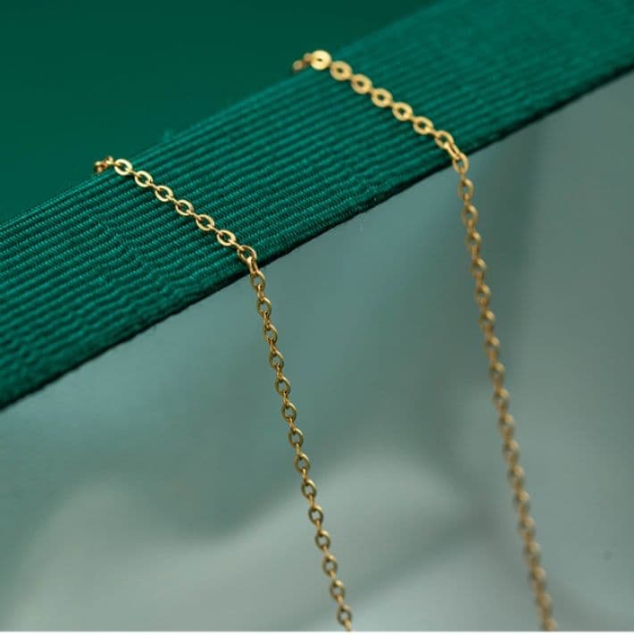 ネックレスチェーン 極細リンク 洗練チェーン