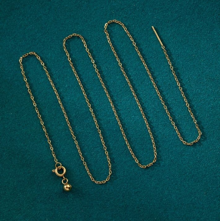 ネックレスチェーン 極細リンク 洗練チェーン