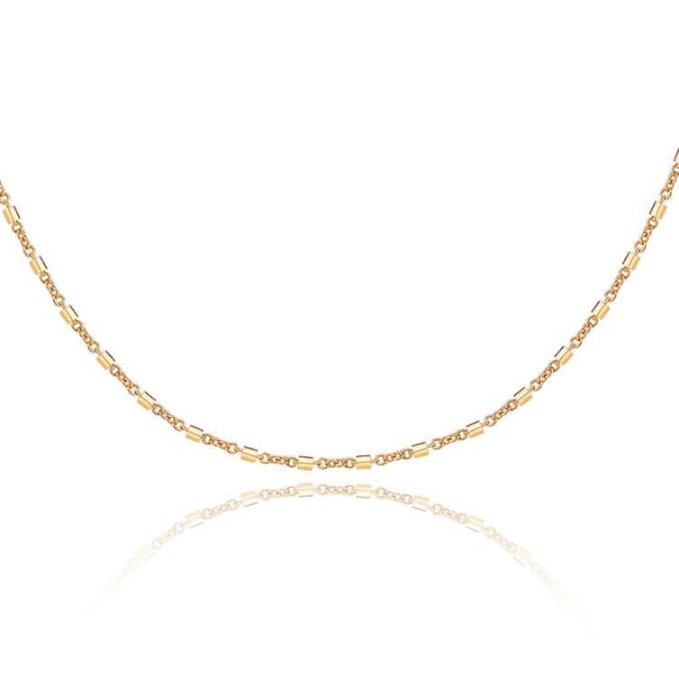 ネックレスチェーン 繊細な小粒模様の輝きチェーン