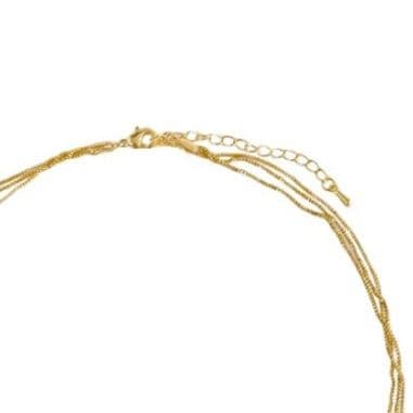 ネックレスチェーン 繊細マルチライン首飾り