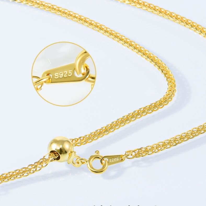 ネックレスチェーン 自由調節可能な蛇行デザインチェーン