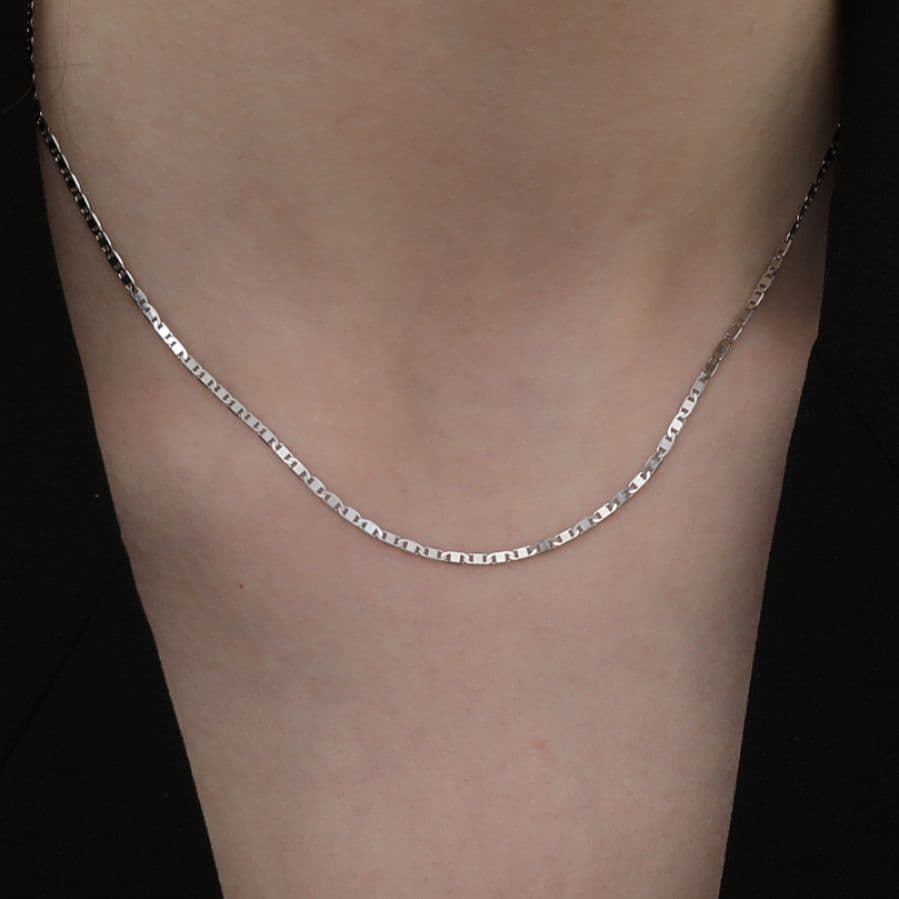 ネックレスチェーン 極細マリナーチェーン