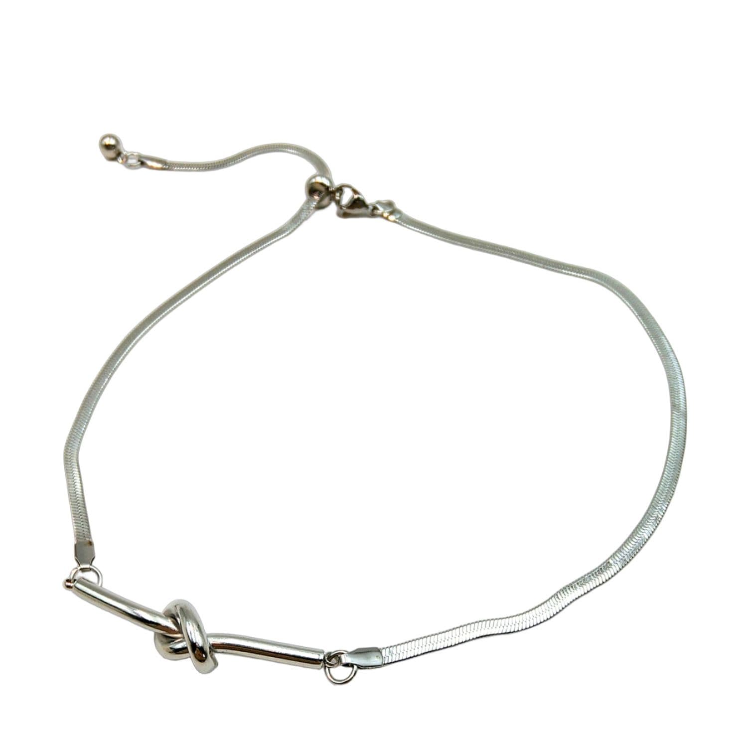 ネックレスチェーン 結び目モチーフ ネックレス