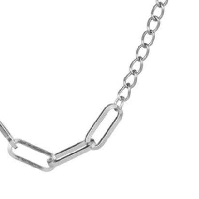 ネックレスチェーン アシンメトリー喜連ネックレス