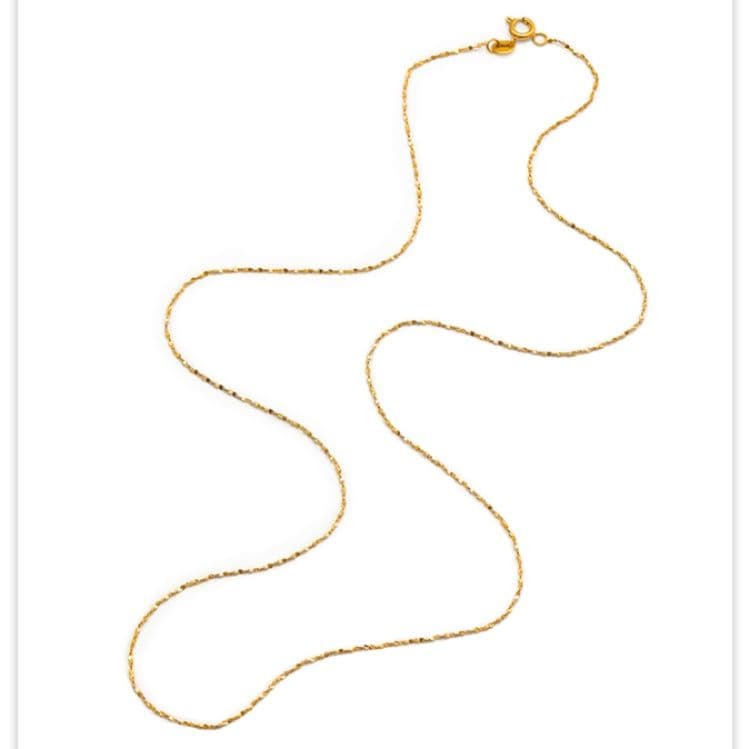 ネックレスチェーン 軽やかな煌めきチタンチェーン