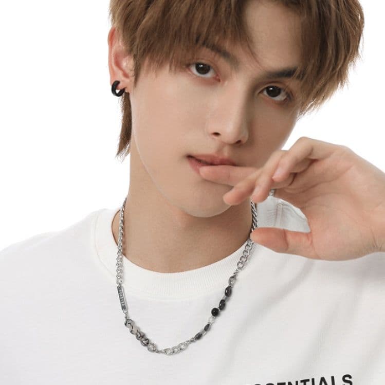 ネックレスチェーン 旅路の結晶 チタンミックスチェーン