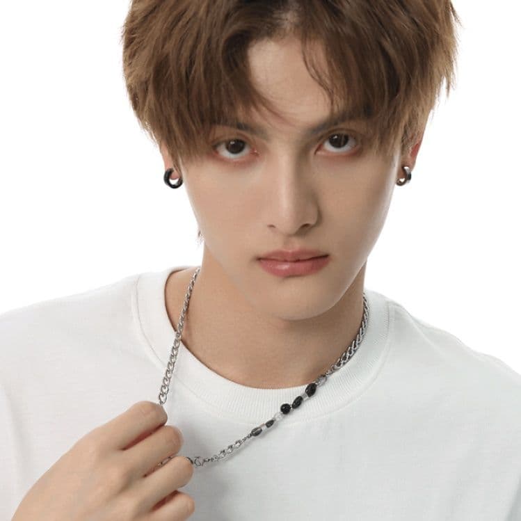 ネックレスチェーン 旅路の結晶 チタンミックスチェーン