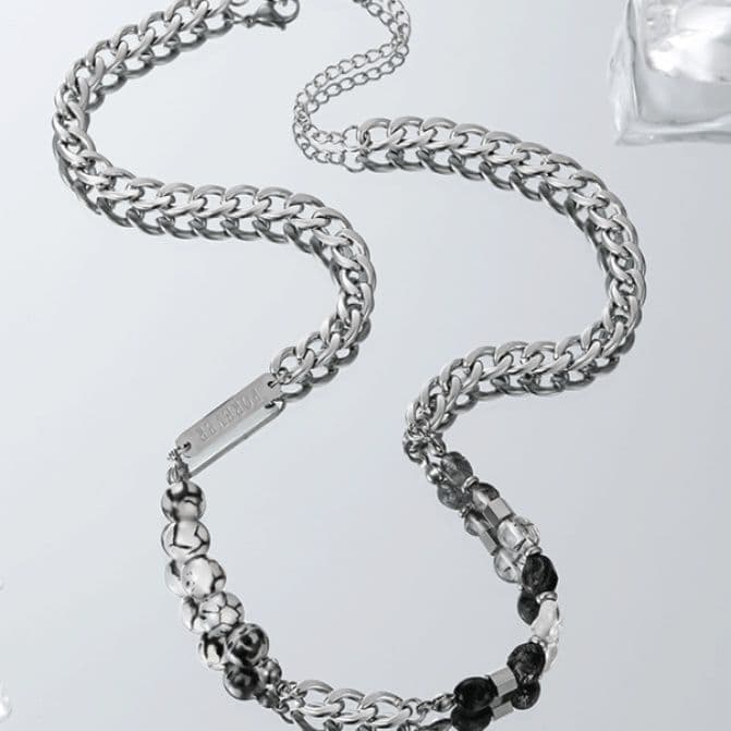 ネックレスチェーン 旅路の結晶 チタンミックスチェーン