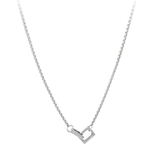 ネックレスチェーン 幾何学ロックチタンチェーン