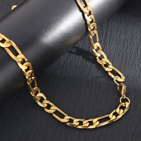 ネックレスチェーン 洗練フィガロチェーン