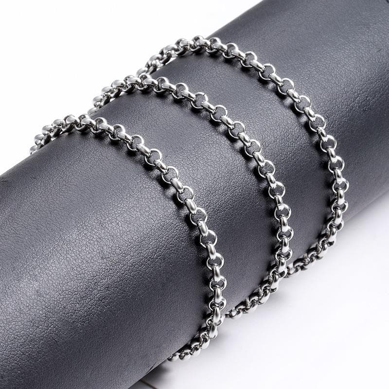 ネックレスチェーン 輪つなぎ細身ネックレスチェーン