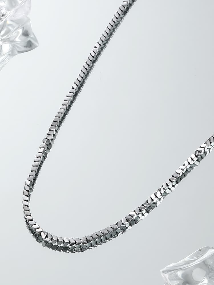 ネックレスチェーン 純鋼の旅路 チタンネックレス