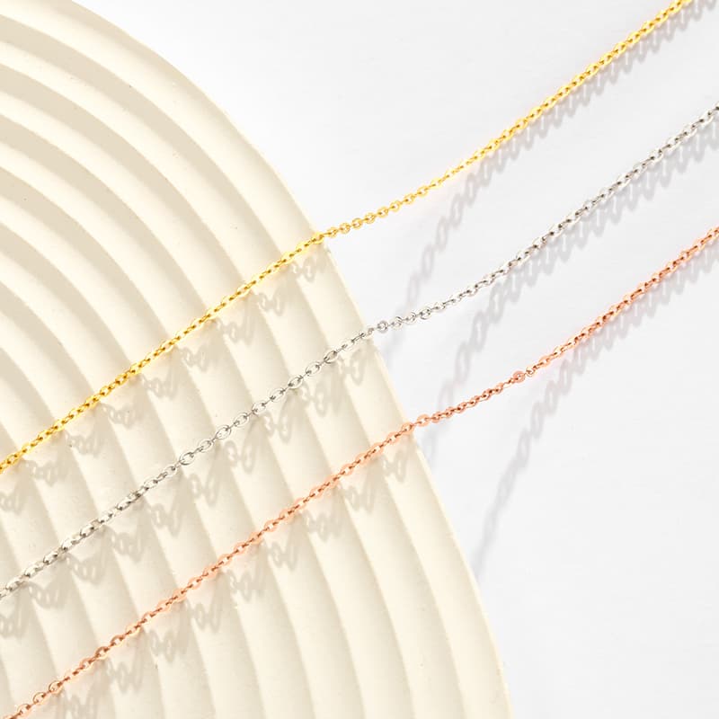 ネックレスチェーン 極細華奏リンクチェーン