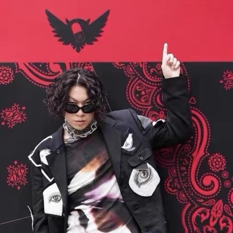 ネックレスチェーン 幾何学模様チェーンネックレス個性派アクセサリー