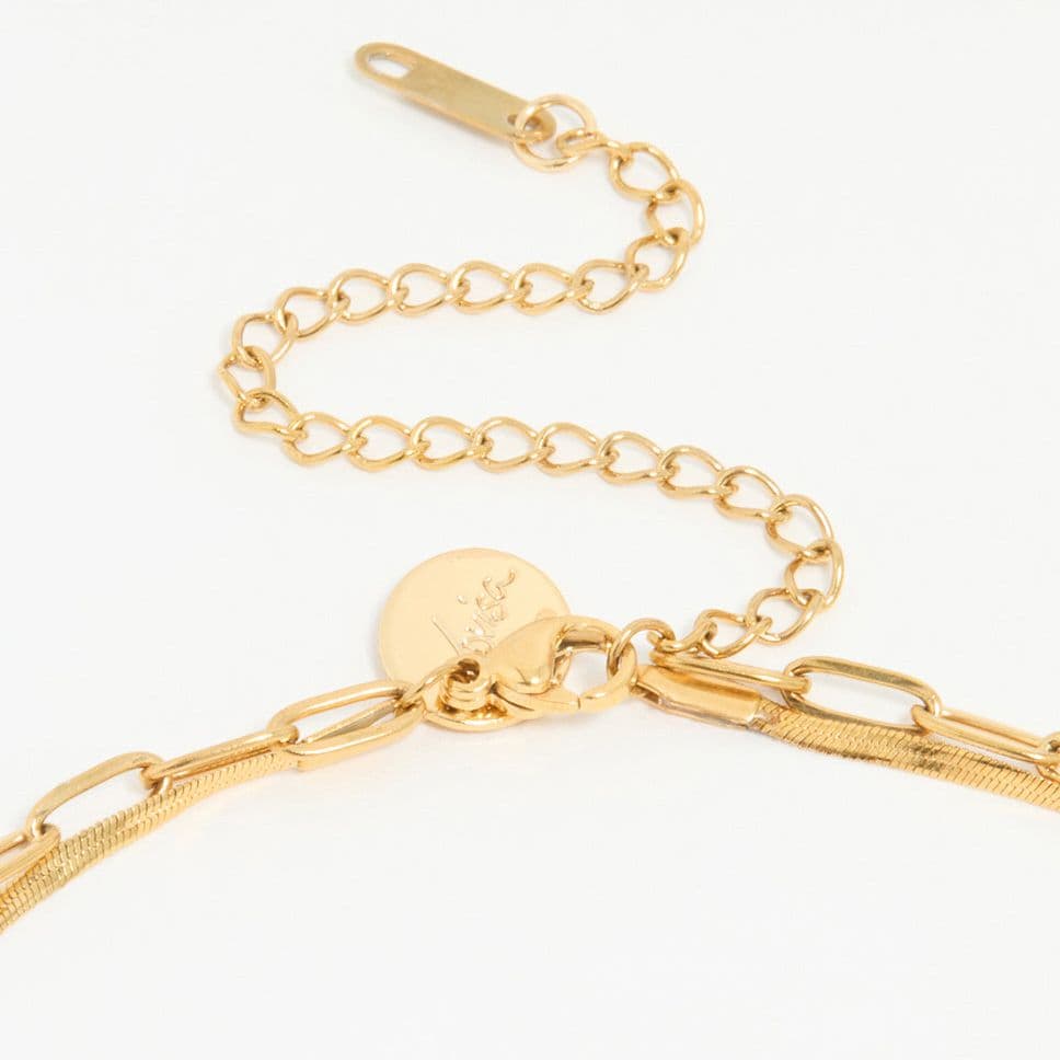 ネックレスチェーン 二連重ねスマートチェーン