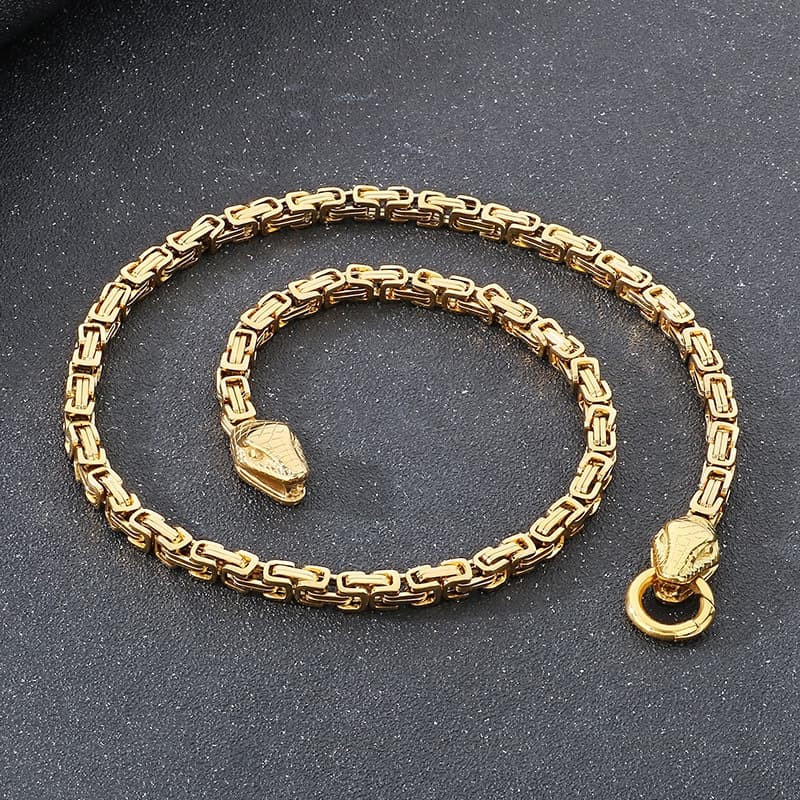 ネックレスチェーン 幾何学模様の王道ビザンチン