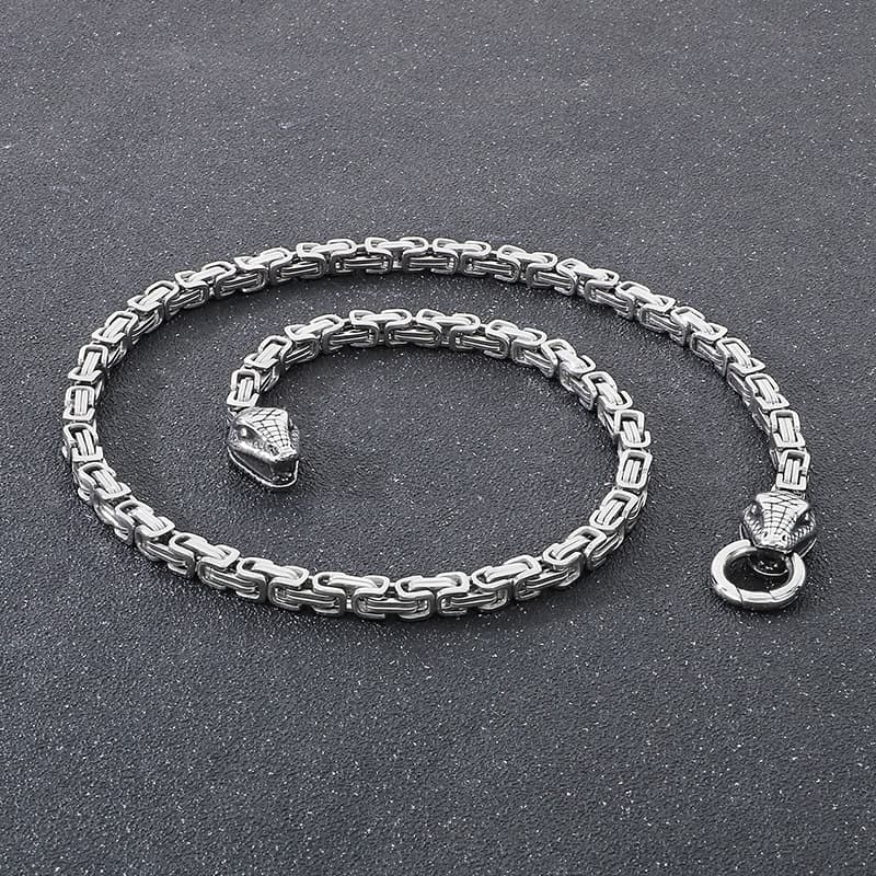 ネックレスチェーン 幾何学模様の王道ビザンチン