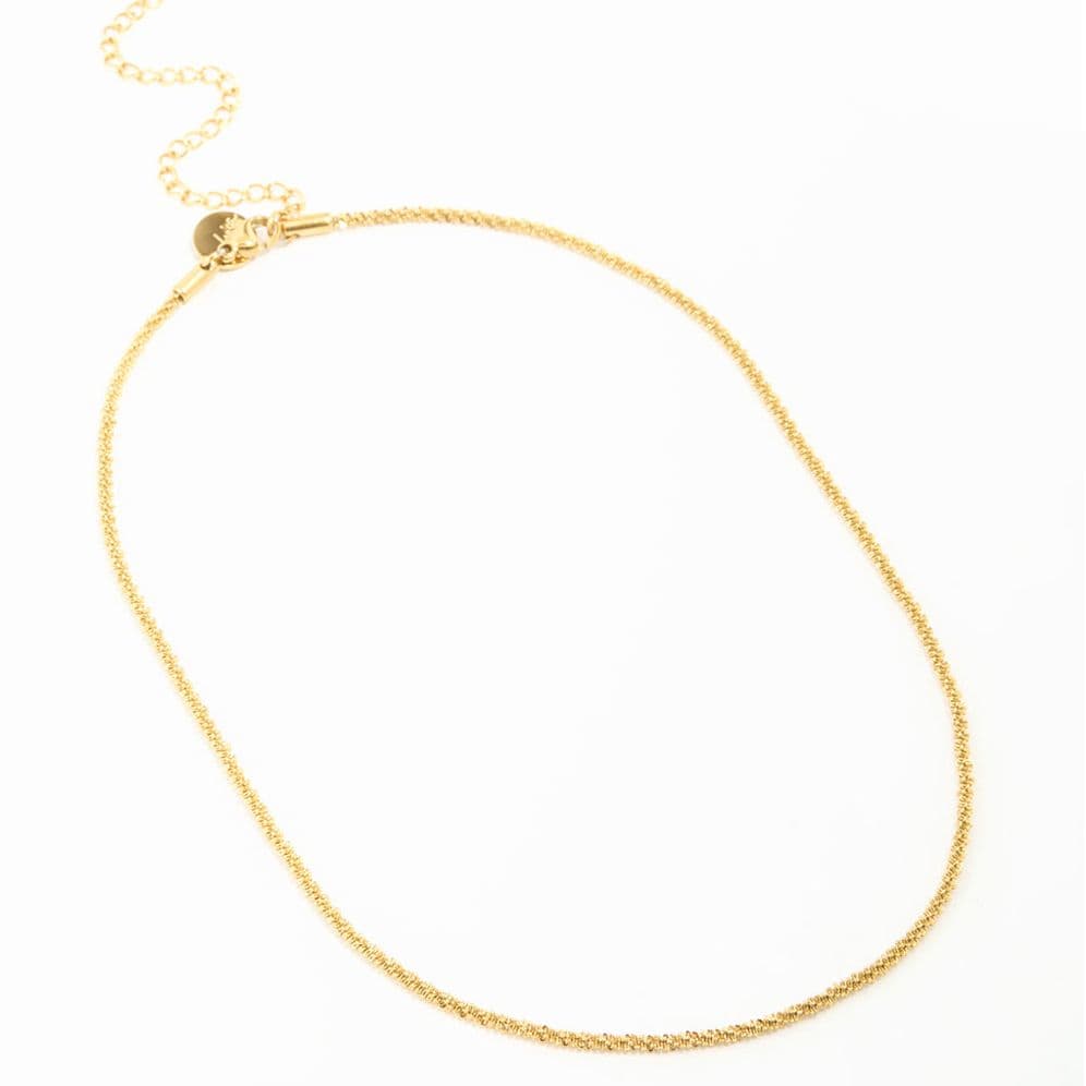 ネックレスチェーン 波紋模様ステンレスチェーン