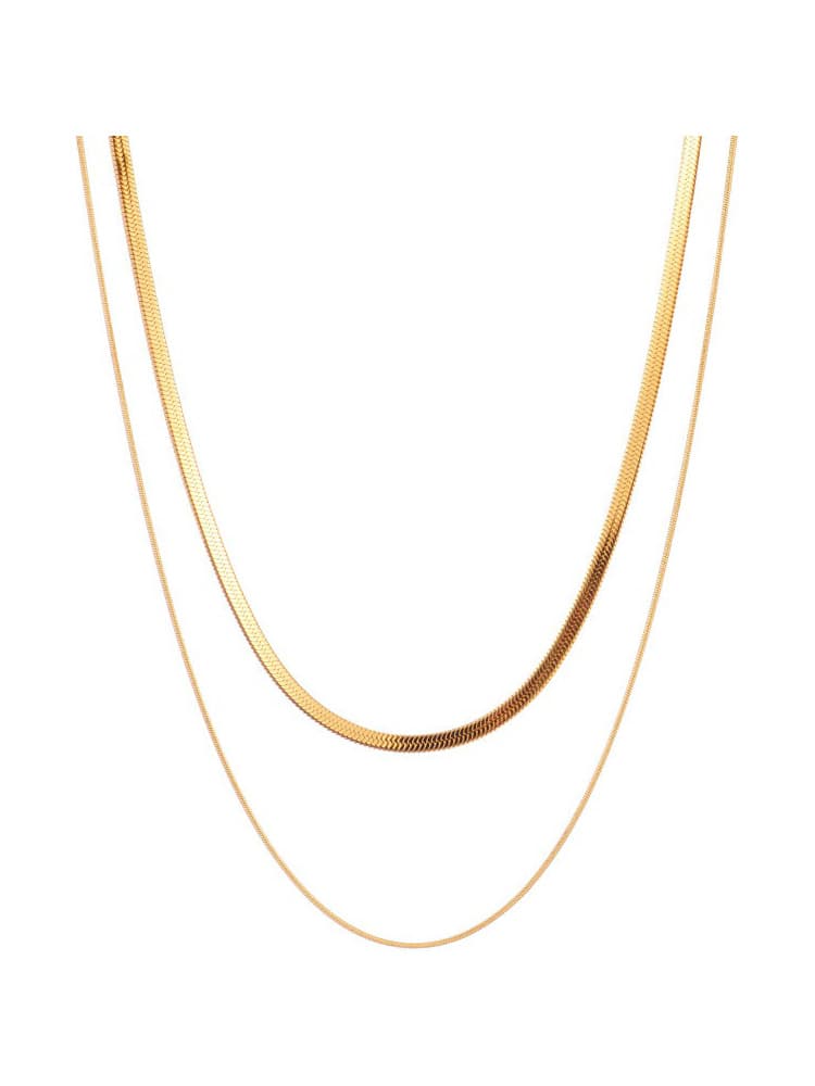 ネックレスチェーン 純鈦二重螺旋メッシュチェーン