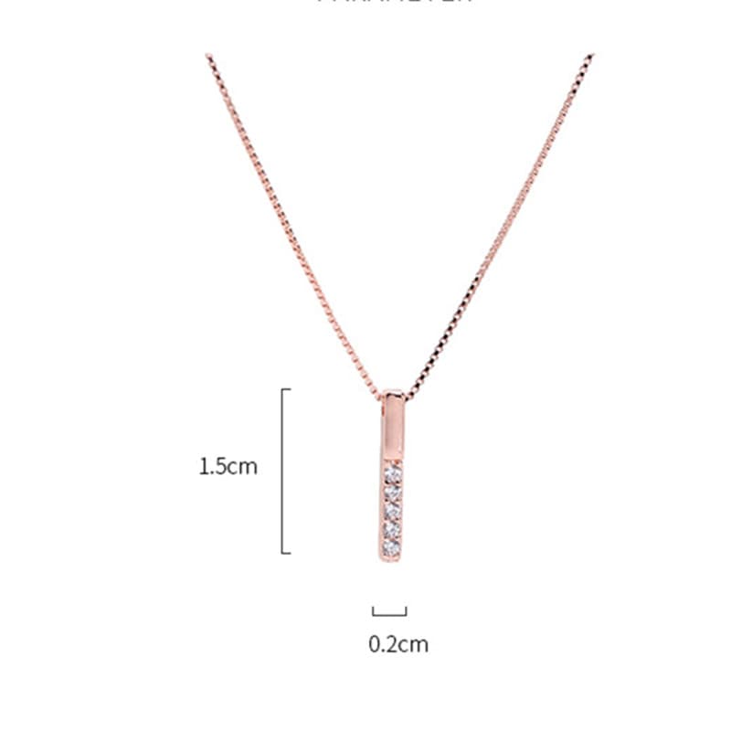 煌めく石付きシルバーネックレスチェーン レディース